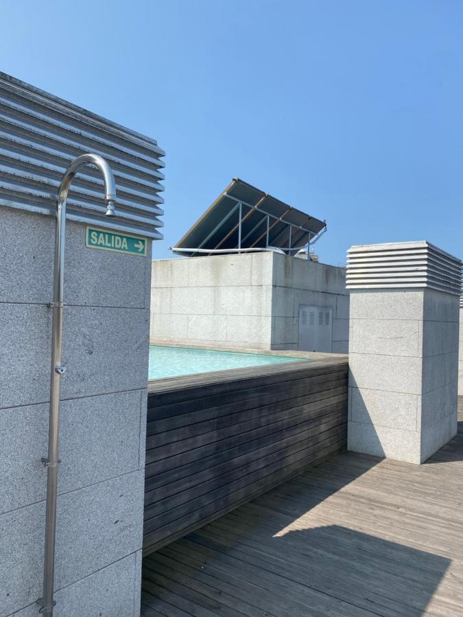 Apartamento Con Piscina Vigo Exterior foto