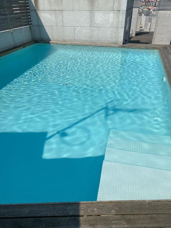 Apartamento Con Piscina Vigo Exterior foto