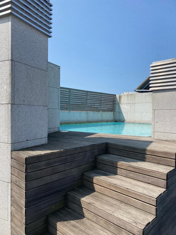 Apartamento Con Piscina Vigo Exterior foto