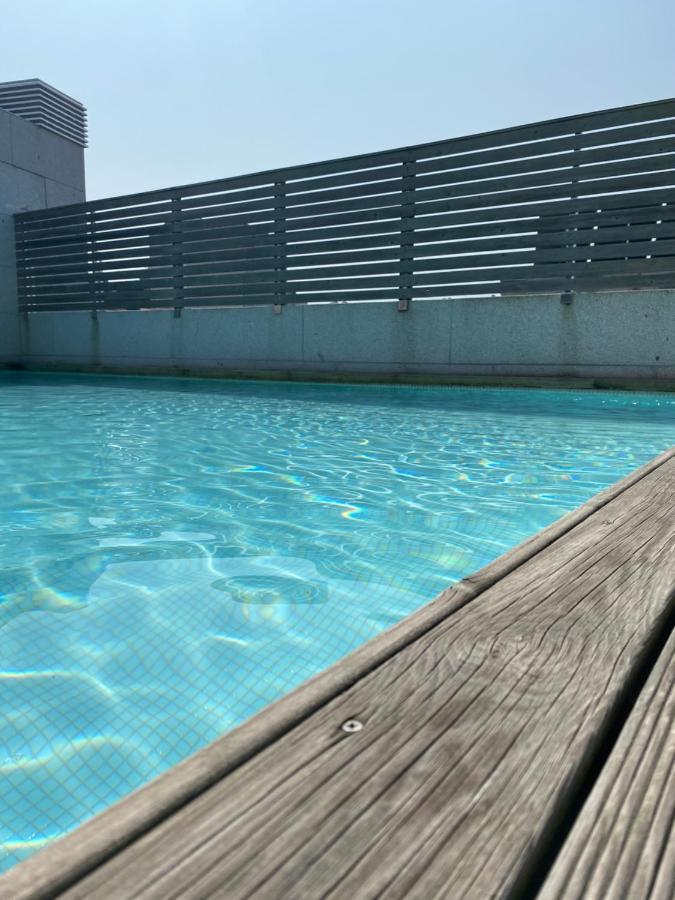 Apartamento Con Piscina Vigo Exterior foto